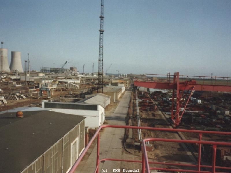 DDR Kernkraftwerk Stendal, Bilder Anfang der 90er Jahre,  